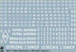 Tablice rejestracyjne wz.2000, godła i napisy eksploatacyjne pojazdów Wojska Polskiego cz.3