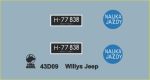 Jeep Willys MB - Private Driving School vehicle, the fifties