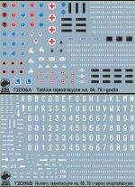 Polish Army vehicles - Registration numbers 56 & 76 pattern, unit insignia & stencils